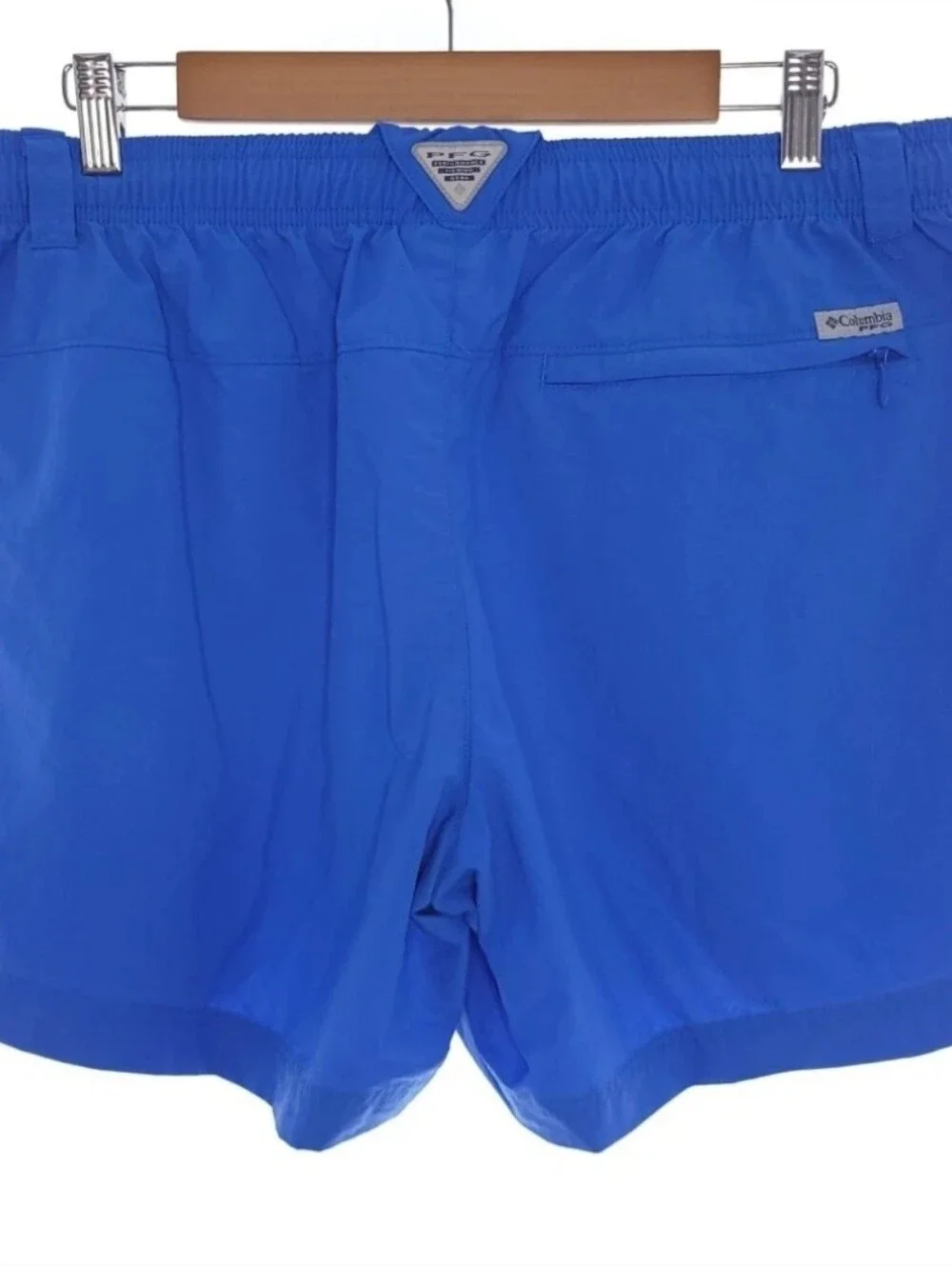 Columbia PFG Solid Blue Large Swim Board Shorts Mens Large